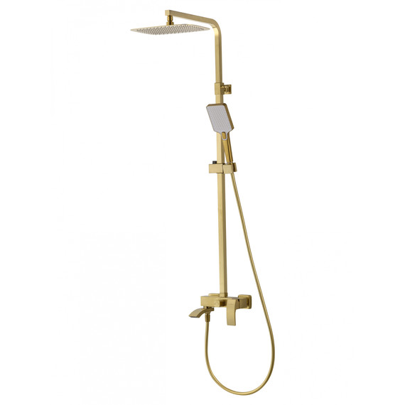 Душевая стойка Wonzon & Woghand Fit WW-88739009-BG, золото брашированное - фото 
