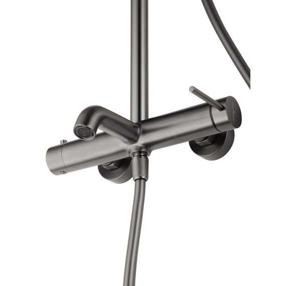 Душевая стойка Wonzon & Woghand Stick WW-88739017-BGM, тёмный графит брашированный - фото 4