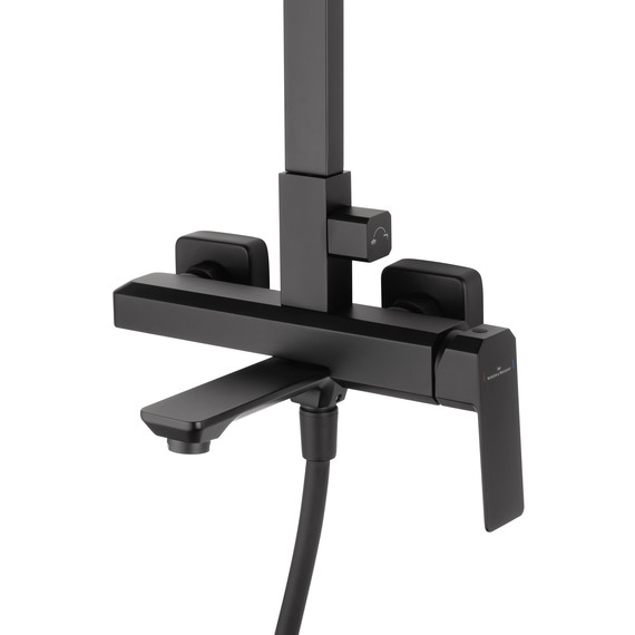 Душевая стойка Wonzon & Woghand Diamond WW-88739011-MB, чёрный матовый - фото 3