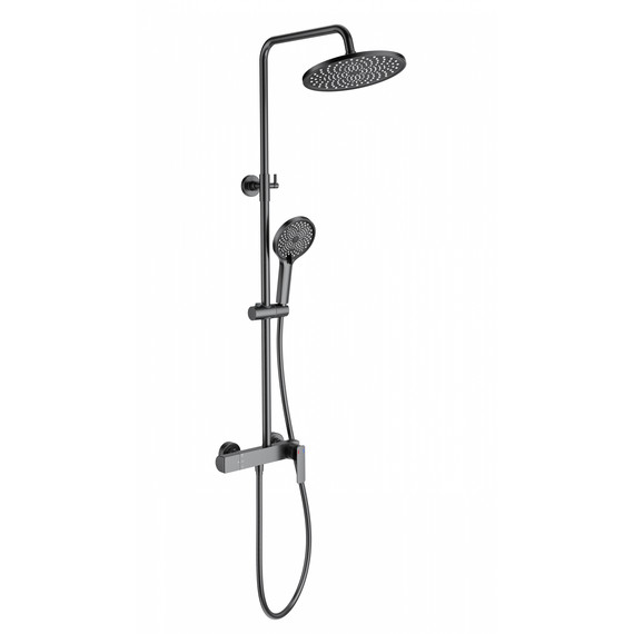 Душевая стойка Wonzon & Woghand WW-B3517-BGG, тёмный графит брашированный - фото 