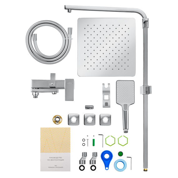 Душевая стойка Wonzon & Woghand Cube 2.0 WW-88047068-CR - фото 7