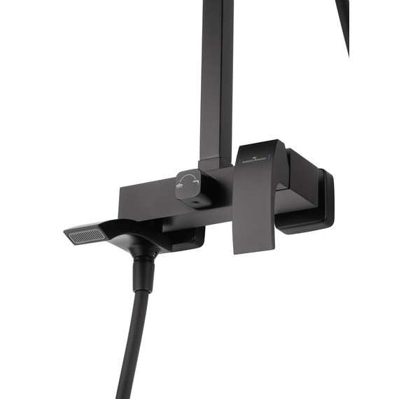 Душевая стойка Wonzon & Woghand Fit WW-88739009-MB, чёрный матовый - фото 4