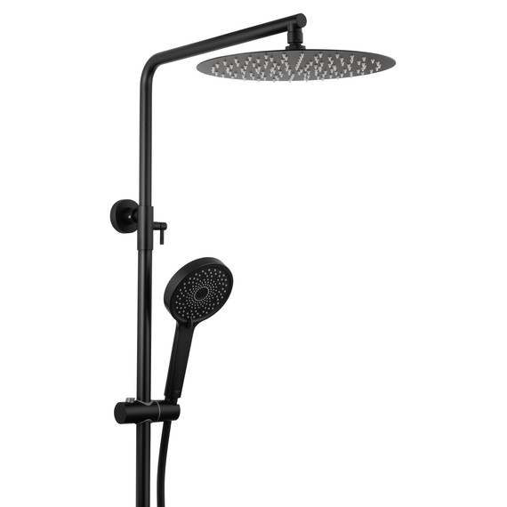 Душевая стойка с термостатом Wonzon & Woghand Stick WW-88739903-MB, чёрный матовый - фото 5