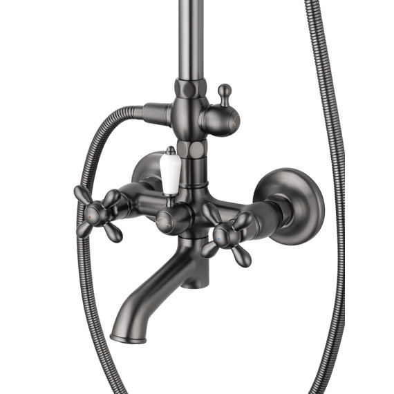 Душевая стойка Wonzon & Woghand Retro WW-88739020-BGM, тёмный графит брашированный - фото 3