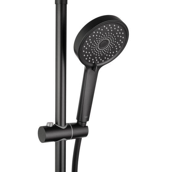 Душевая стойка Wonzon & Woghand Stick WW-88739017-MB, чёрный матовый - фото 6