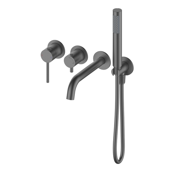 Смесители для ванны Wonzon & Woghand Stick WW-889017-BGM (со скрытой частью) тёмный графит - фото 