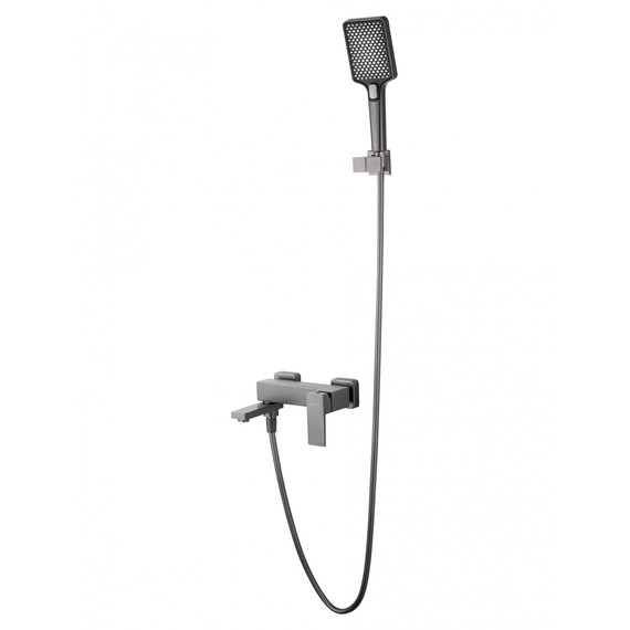 Смесители для ванны Wonzon & Woghand Cube 2.0 WW-88037068-BGM, тёмный графит - фото 