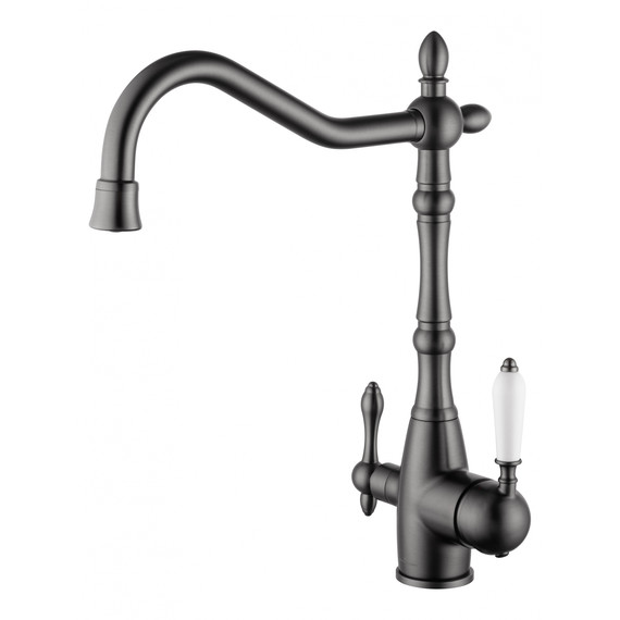 Смесители для кухни Wonzon & Woghand WW-88458006-BGM, тёмный графит - фото 