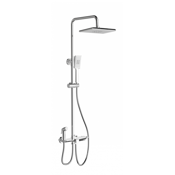 Душевая стойка с термостатом Wonzon & Woghand WW-B3310-CR - фото 