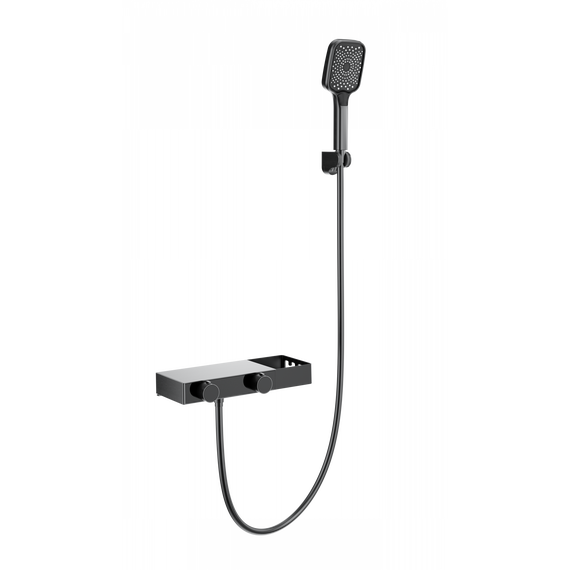 Смесители для ванны Wonzon & Woghand Shelf WW-B2551-BGG, тёмный графит - фото 