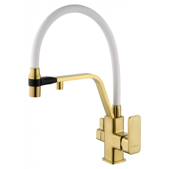 Смесители для кухни Wonzon & Woghand WW-88458013-BG(MW), золото - фото 