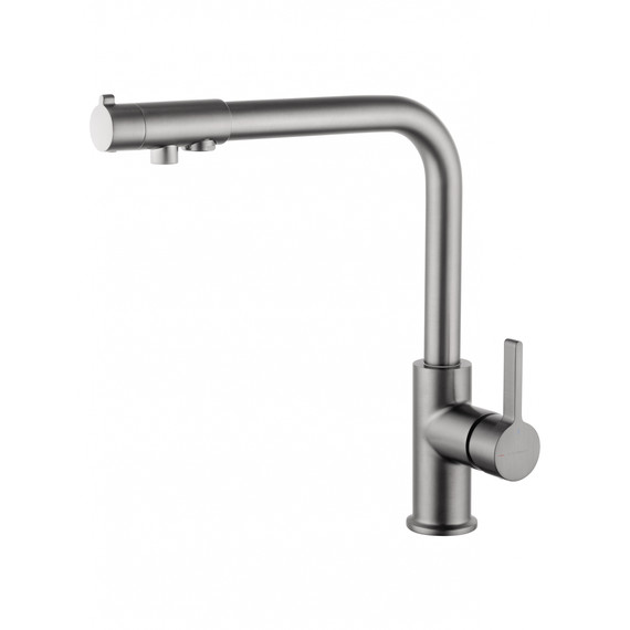 Смесители для кухни Wonzon & Woghand WW-88458008-BGM, тёмный графит - фото 