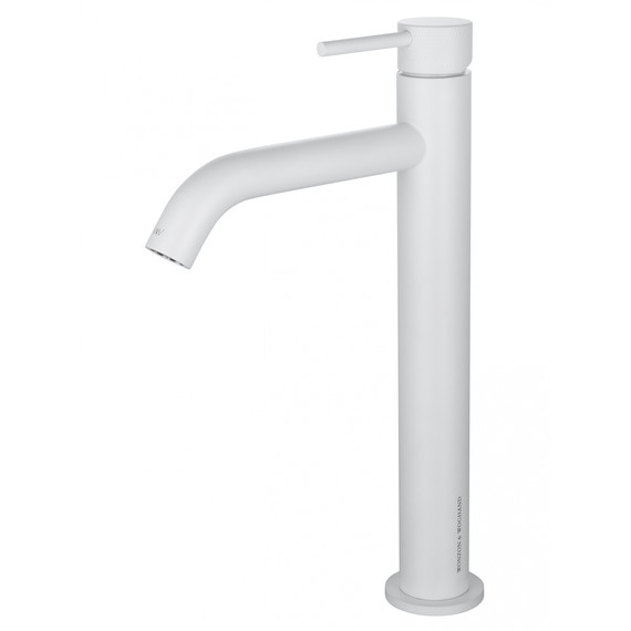 Смеситель для раковины высокий Wonzon & Woghand WW-H1062-MW, белый - фото 
