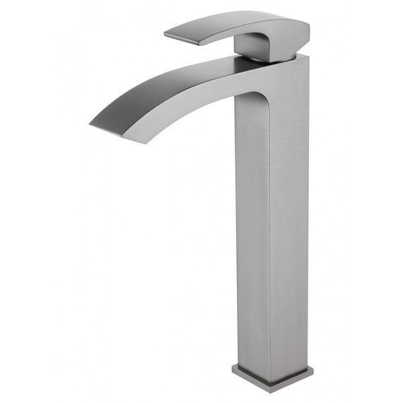 Смеситель для раковины высокий Wonzon & Woghand Fit WW-88239009-BGM, тёмный графит - фото 