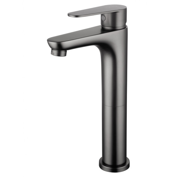 Смеситель для раковины высокий Wonzon & Woghand Alfa WW-A40232-BGG, тёмный графит - фото 