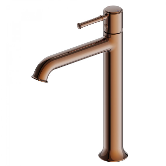 Смеситель для раковины высокий Wonzon & Woghand Tor WW-88019073-RG, розовое золото - фото 