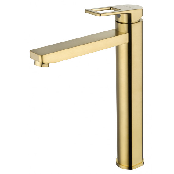 Смеситель для раковины высокий Wonzon & Woghand Frame WW-88239010-BG, золото - фото 