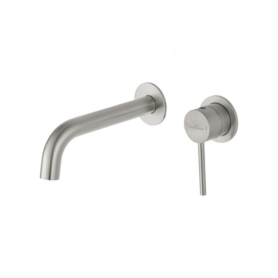 Смеситель для раковины настенный Wonzon & Woghand Stick WW-88869017-BN (со скрытой частью) никель - фото 
