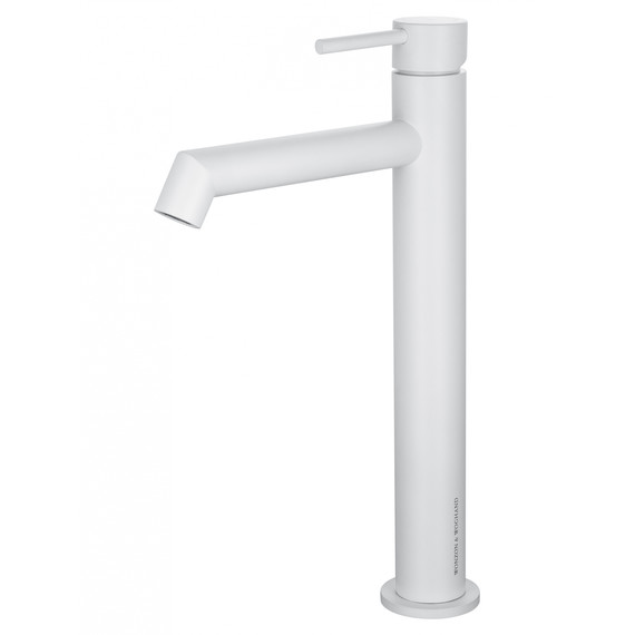 Смеситель для раковины высокий Wonzon & Woghand WW-H1064-MW, белый - фото 