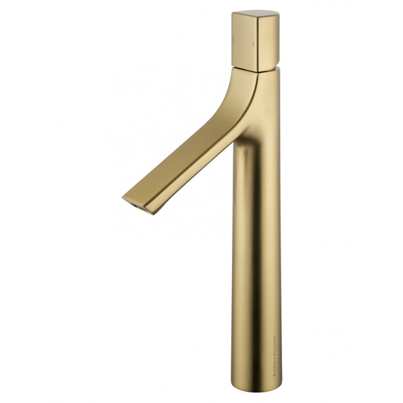 Смеситель для раковины высокий Wonzon & Woghand The one WW-H1011-BG, золото - фото 