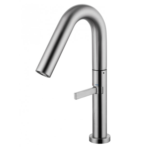 Смеситель для раковины высокий Wonzon & Woghand WW-6068-BS, никель - фото 