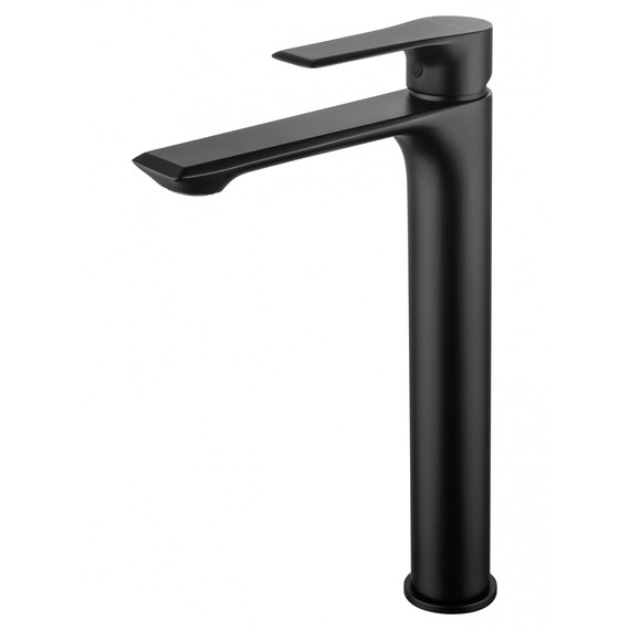 Смеситель для раковины высокий Wonzon & Woghand Brilliant WW-88019079-MB, чёрный - фото 