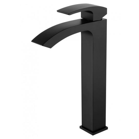 Смеситель для раковины высокий Wonzon & Woghand Fit WW-88239009-MB, чёрный - фото 