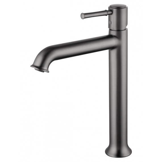 Смеситель для раковины высокий Wonzon & Woghand Tor WW-88019073-BGM, тёмный графит - фото 