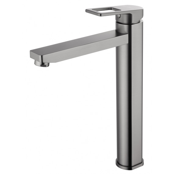 Смеситель для раковины высокий Wonzon & Woghand Frame WW-88239010-BGM, тёмный графит - фото 