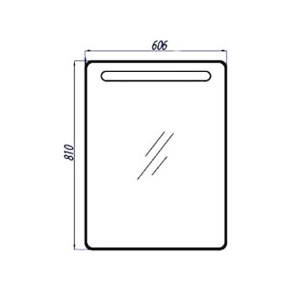 Зеркало-шкаф Акватон Америна 60 см L 1A135302AM01L - фото 6