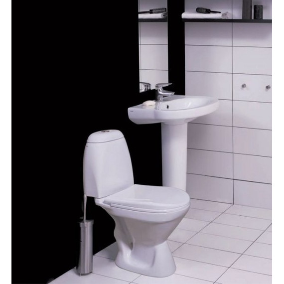 Унитаз-компакт Santek Римини 1.WH30.2.130 с крышкой дюропласт - фото 4