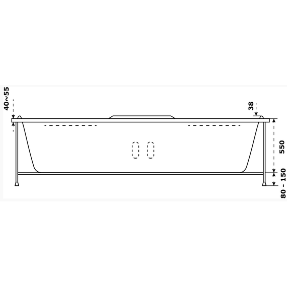 Каркас для ванны Azario Азура АЗК0001 - фото 2