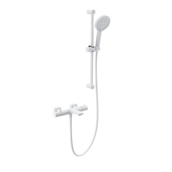 Смесители для ванны с термостатом Wonzon & Woghand WW-C2021-A-MW, белый - фото 