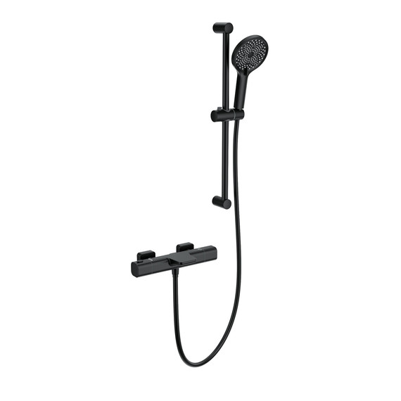 Смесители для ванны с термостатом Wonzon & Woghand Plate WW-C2017-A-MB, чёрный - фото 