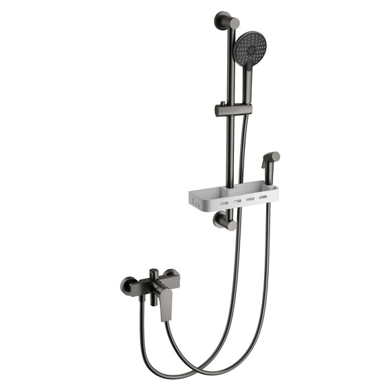 Смесители для душа Wonzon & Woghand WW-A31003-BGG, тёмный графит - фото 