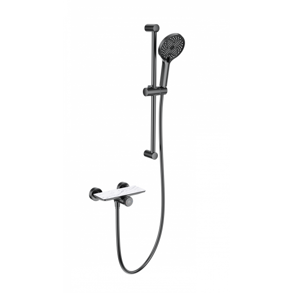 Смесители для душа Wonzon & Woghand ClickPlate WW-B2052-A-BGG, тёмный графит - фото 
