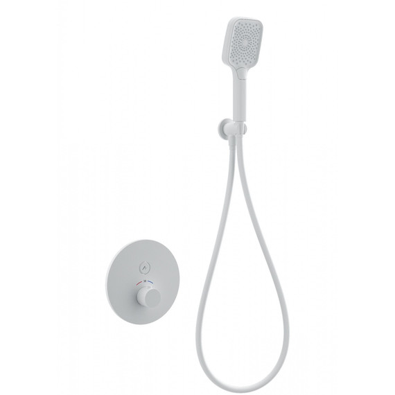 Смесители для душа с термостатом Wonzon & Woghand WW-D1017-A-MW (со скрытой частью) белый - фото 