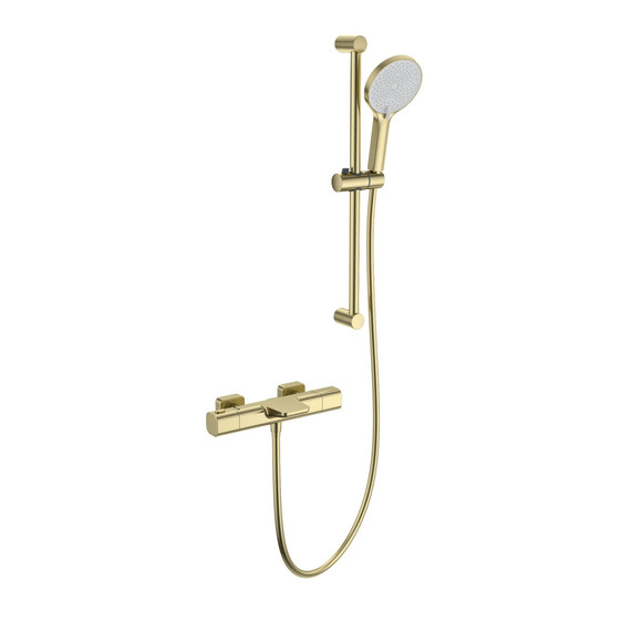 Смесители для ванны с термостатом Wonzon & Woghand Plate WW-C2017-A-BG, золото - фото 