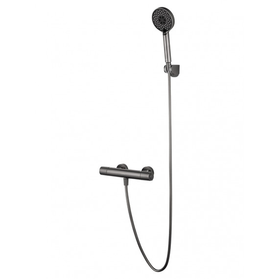 Смесители для душа с термостатом Wonzon & Woghand Inn WW-B2029-A-BGG, тёмный графит - фото 
