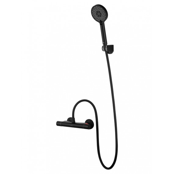 Смесители для душа с термостатом Wonzon & Woghand Inn WW-B1005-A-MB, чёрный - фото 