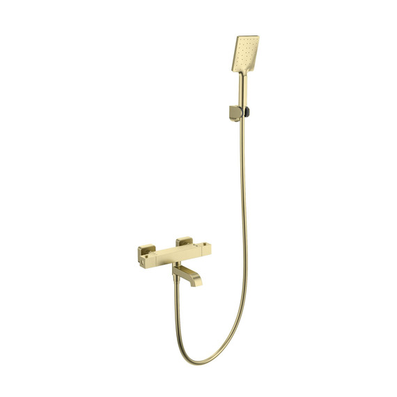 Смесители для ванны с термостатом Wonzon & Woghand Stay WW-B2026-A1-BG, золото - фото 