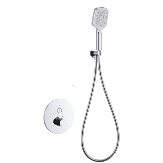 Смесители для душа с термостатом Wonzon & Woghand WW-D1017-A-CR (со скрытой частью) - фото 