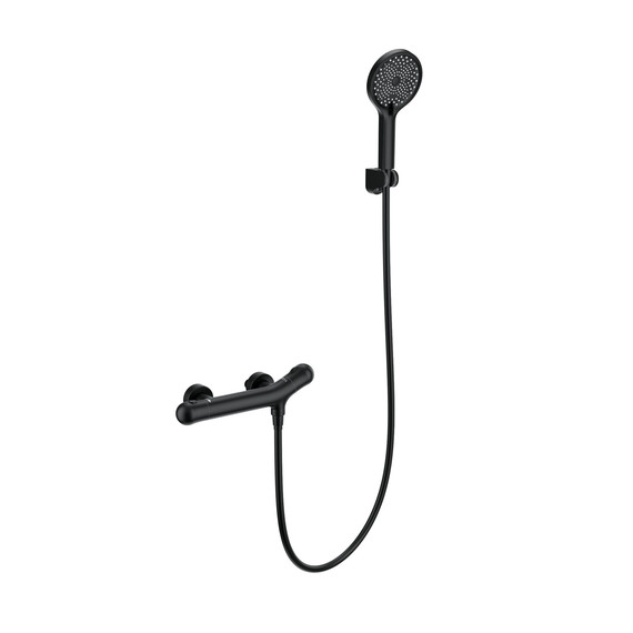 Смесители для душа с термостатом Wonzon & Woghand T-1000 WW-B2057-A-MB, чёрный - фото 
