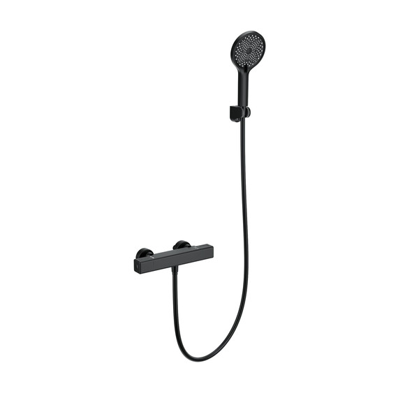 Смесители для душа с термостатом Wonzon & Woghand Stay WW-B2016-A-MB, чёрный - фото 