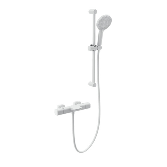 Смесители для ванны с термостатом Wonzon & Woghand Plate WW-C2017-A-MW, белый - фото 