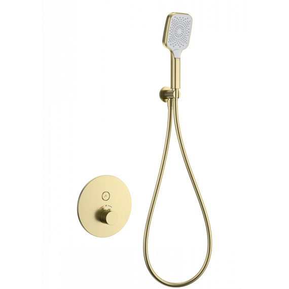 Смесители для душа с термостатом Wonzon & Woghand WW-D1017-A-BG (со скрытой частью) золото - фото 