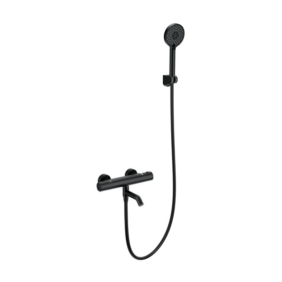 Смесители для ванны с термостатом Wonzon & Woghand WW-B3029-A1-MB, чёрный - фото 