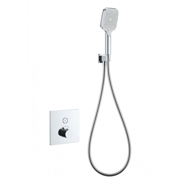 Смесители для душа с термостатом Wonzon & Woghand WW-D1017-B-CR (со скрытой частью) - фото 