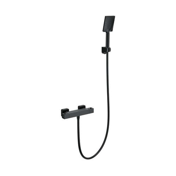 Смесители для душа с термостатом Wonzon & Woghand WW-B2026-A-MB, чёрный - фото 