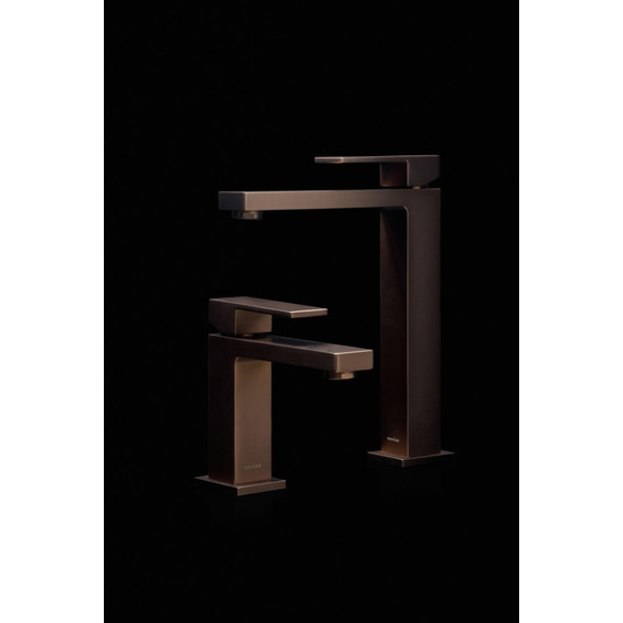 Смеситель для раковины Boheme Qubic 471-BRB, брашированная бронза - фото 4